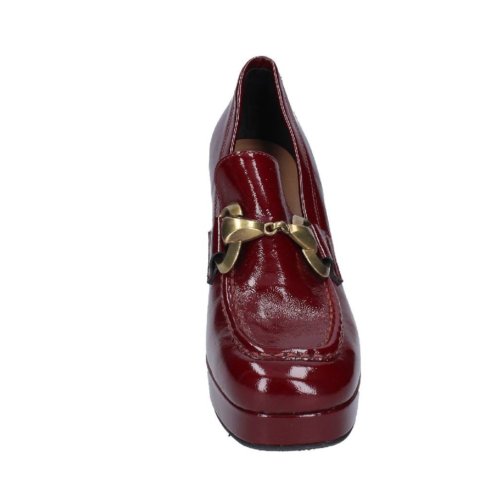 scarpe donna CARMENS mocassini bordeaux vernice EX181 Qualità Garantita