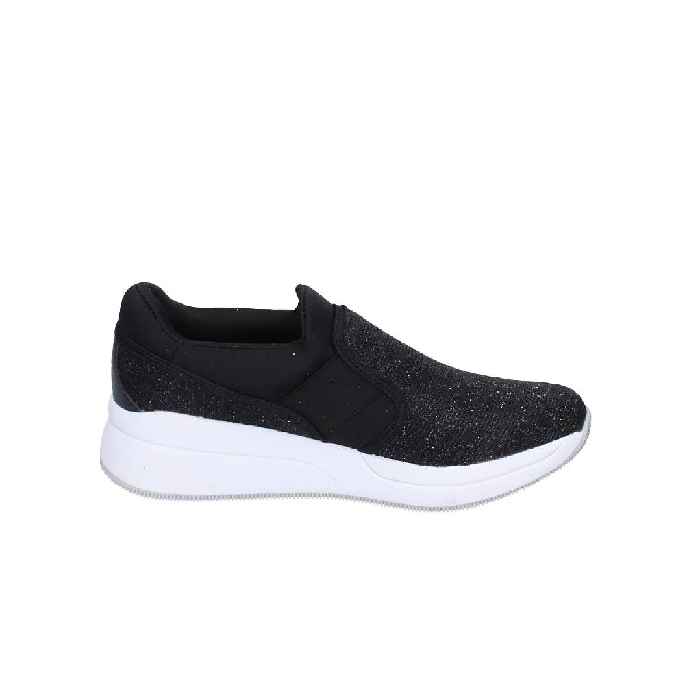 scarpe donna LOTTO mocassini nero tessuto EY157 Negozi Online