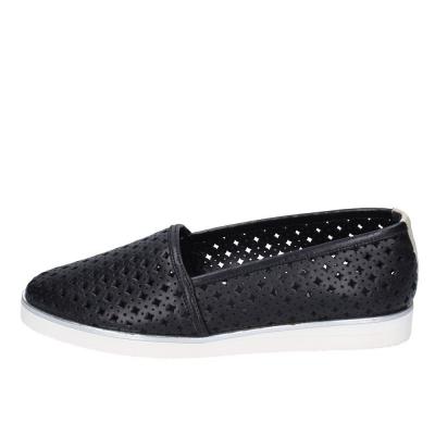 scarpe donna BALDININI mocassini nero pelle BF754 Consegna Veloce