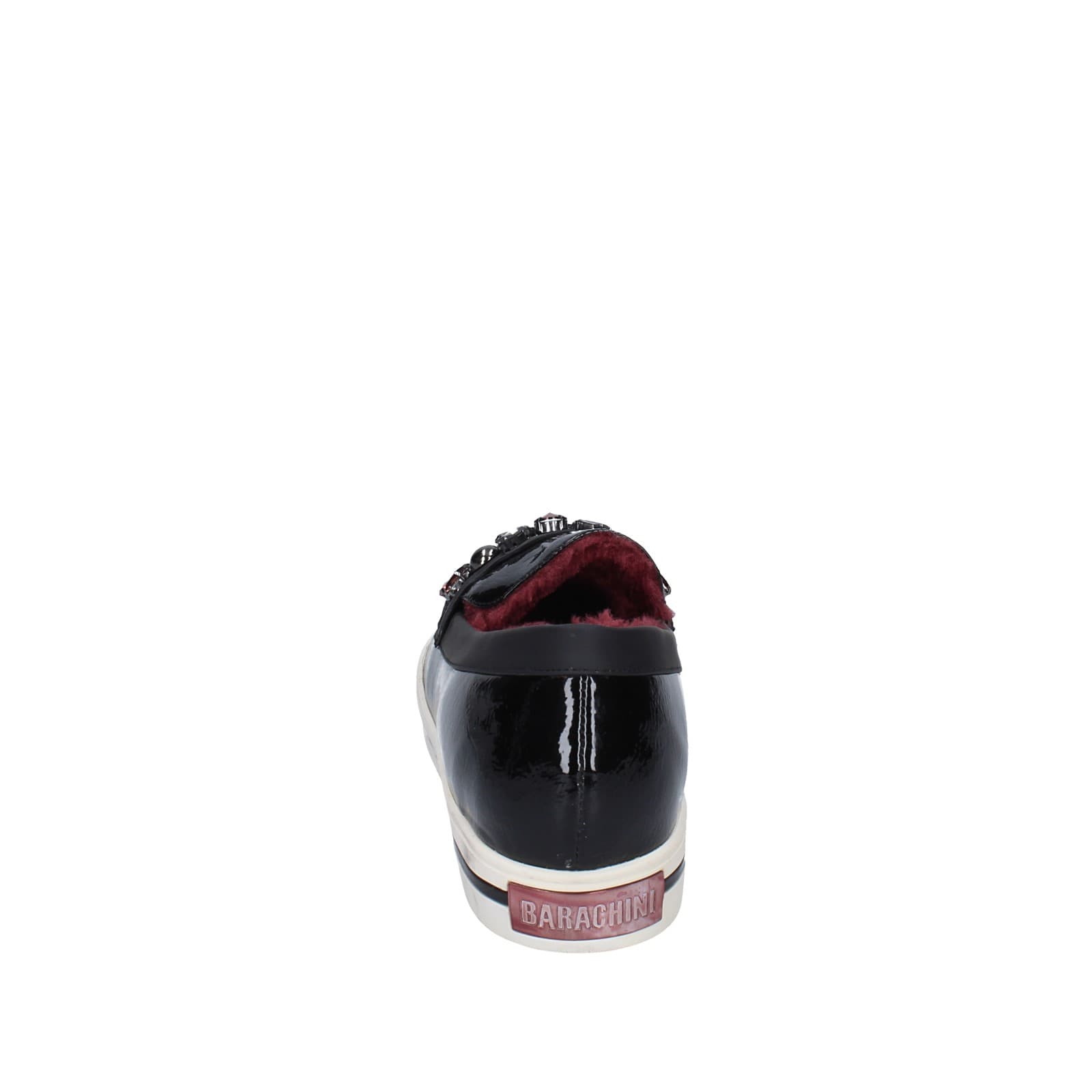 scarpe donna LUCIANO BARACHINI mocassini nero vernice EY169 Promozione Limitata