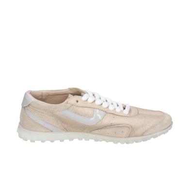 scarpe donna MOMA sneakers oro pelle beige camoscio PER00A-PERB BC855 Fino Al -60%