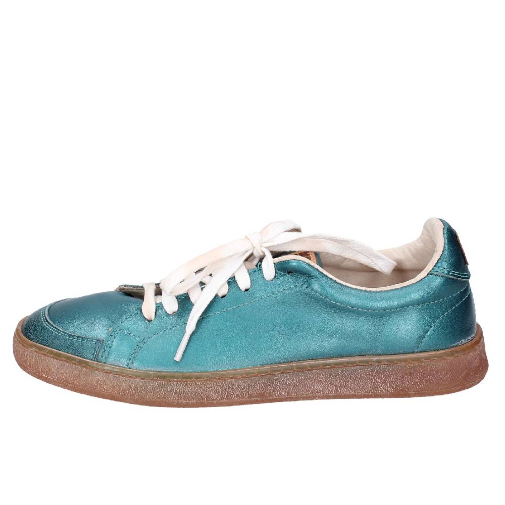 scarpe donna MOMA sneakers verde pelle 49401A VINTAGE EX456 Convenienza