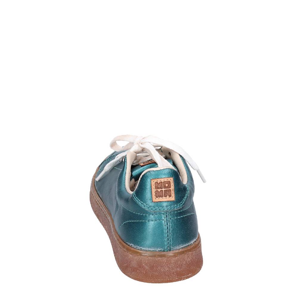 scarpe donna MOMA sneakers verde pelle 49401A VINTAGE EX456 Convenienza