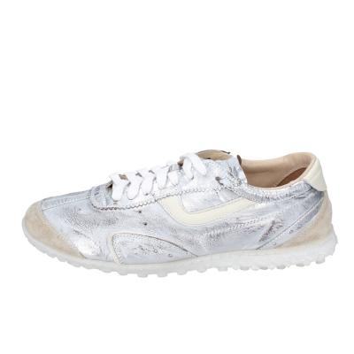scarpe donna MOMA sneakers grigio pelle beige camoscio BC176 Offerta