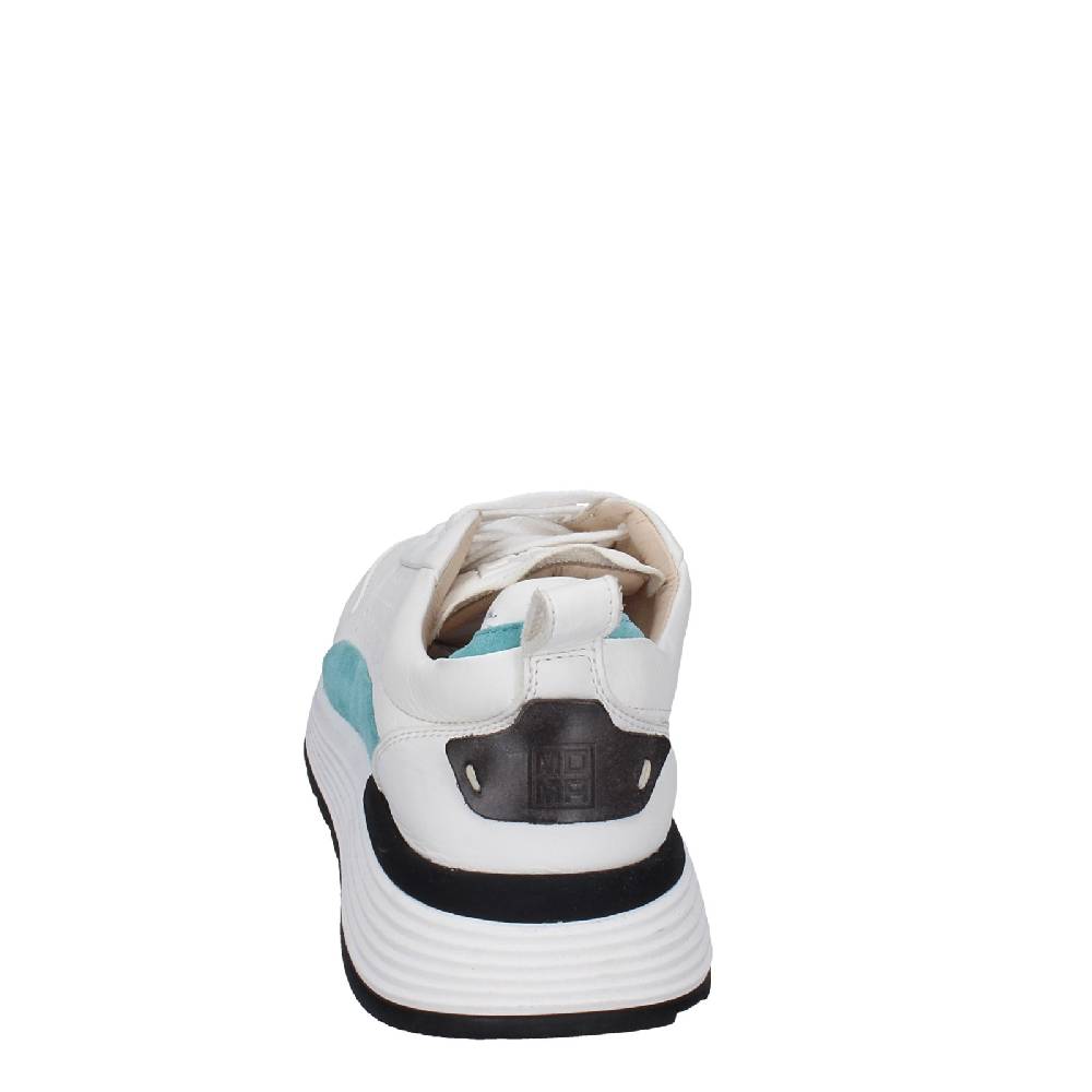 scarpe donna MOMA sneakers bianco pelle camoscio 3AS412 EY624 Economico