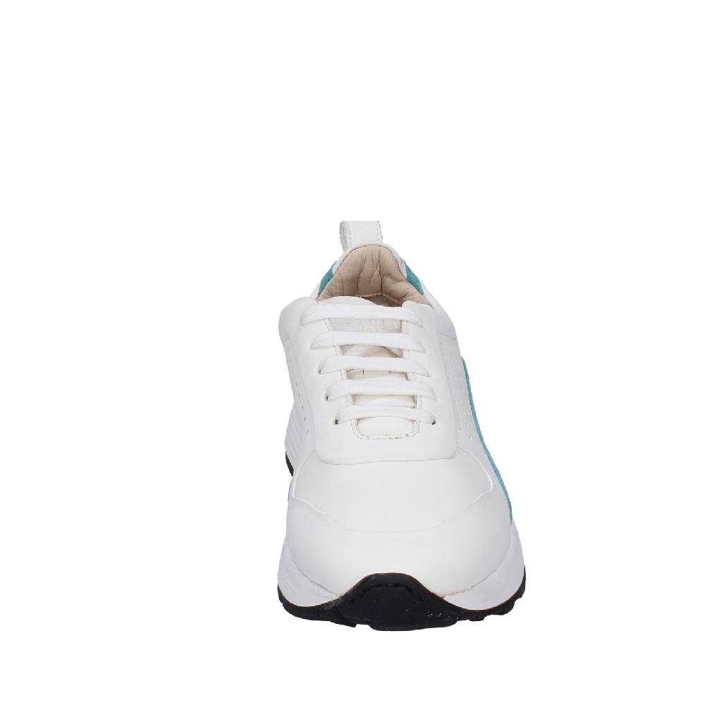 scarpe donna MOMA sneakers bianco pelle camoscio 3AS412 EY624 Economico