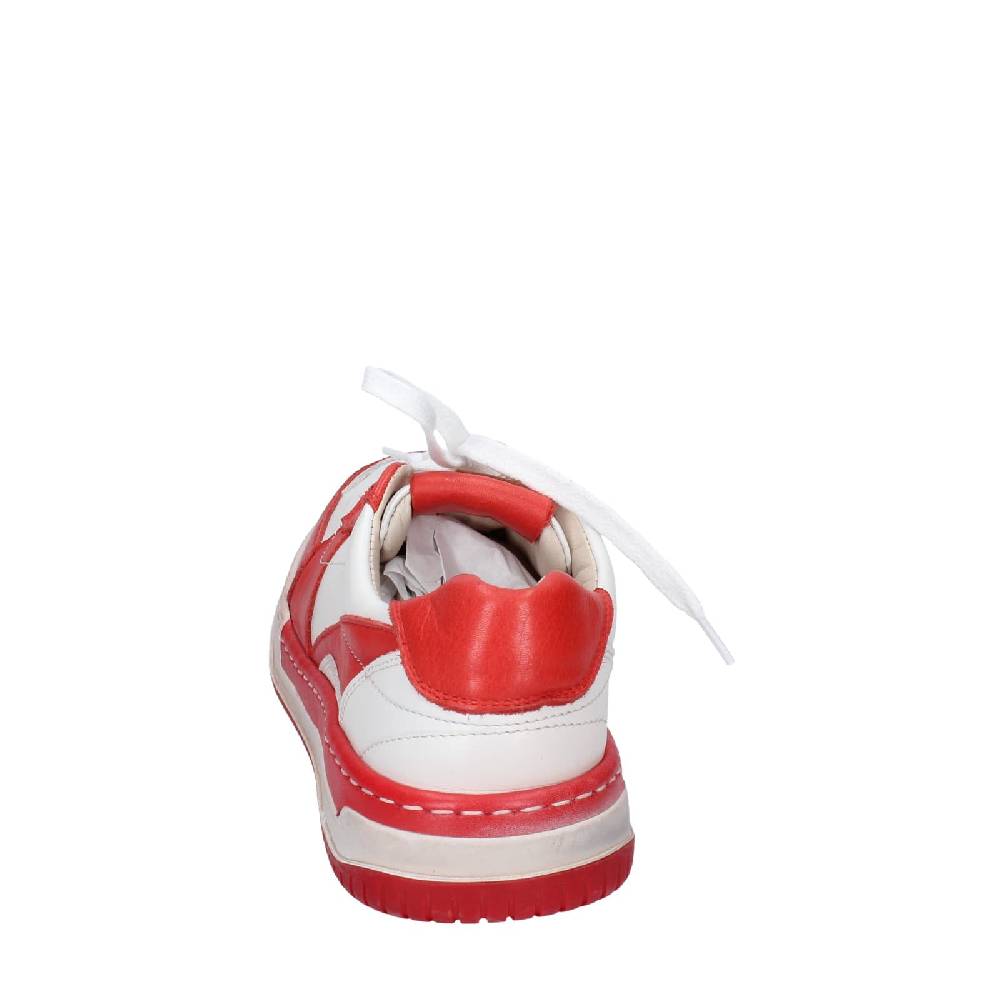 scarpe donna MOMA sneakers bianco pelle rosa EY593 Online