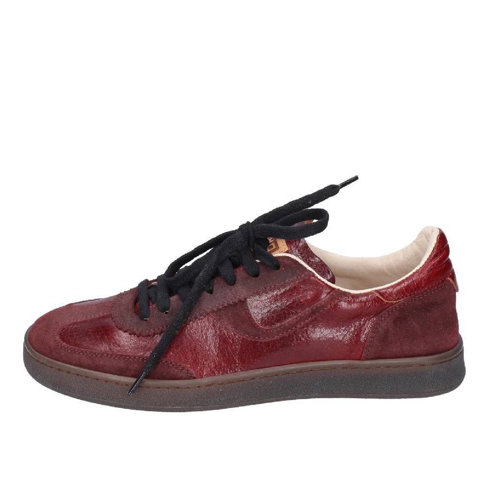 scarpe donna MOMA sneakers bordeaux pelle camoscio 89301A EY596 Outlet