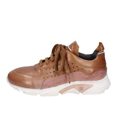 scarpe donna MOMA sneakers marrone pelle camoscio BK477 Offerte