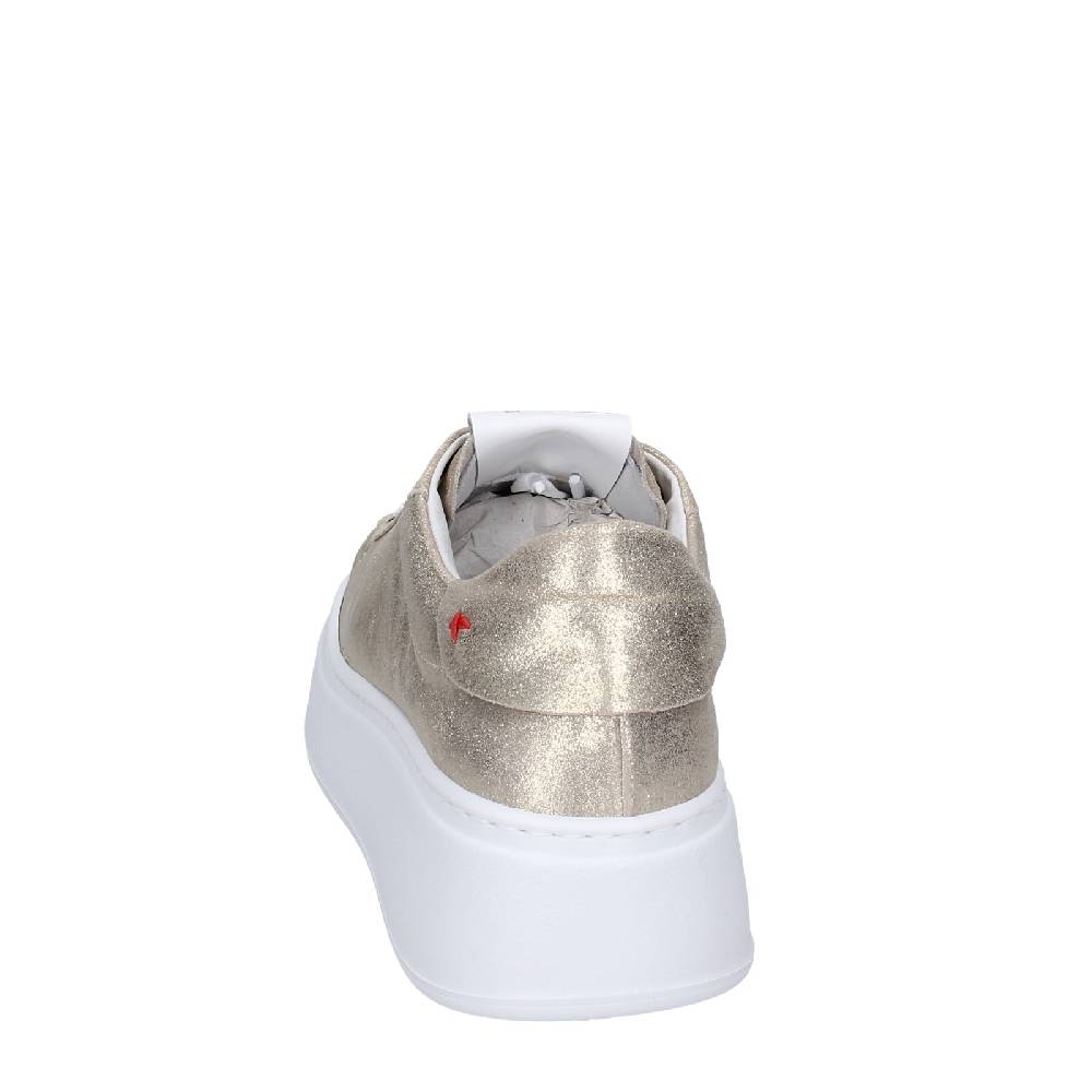 scarpe donna GIO+ sneakers platino pelle camoscio EX580 Vendita Calda