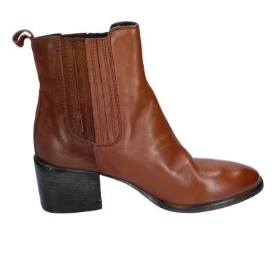 scarpe donna MOMA stivaletti marrone pelle 1CW236-MO BD636 Rilascio limitato