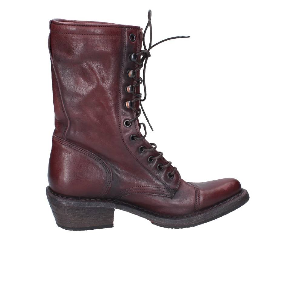 scarpe donna MOMA stivaletti bordeaux pelle 77301C EY564 Italy