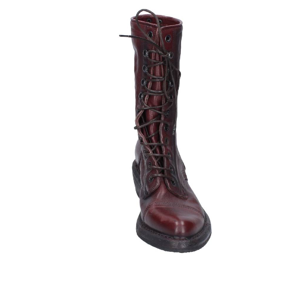 scarpe donna MOMA stivaletti bordeaux pelle 77301C EY564 Italy