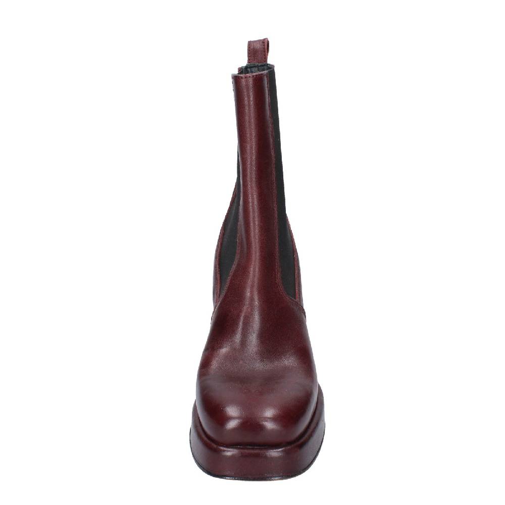 scarpe donna MOMA stivaletti bordeaux pelle 83302C EY586 Fino al 50% di sconto