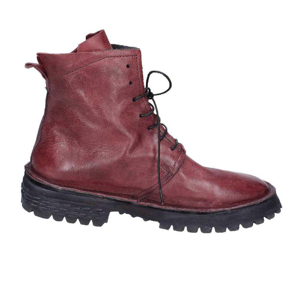 scarpe donna MOMA stivaletti bordeaux pelle 73302C EY566 Qualità