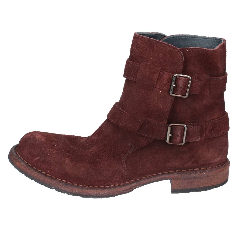 scarpe donna MOMA stivaletti marrone camoscio 71303C EY572 Spedizione Gratuita