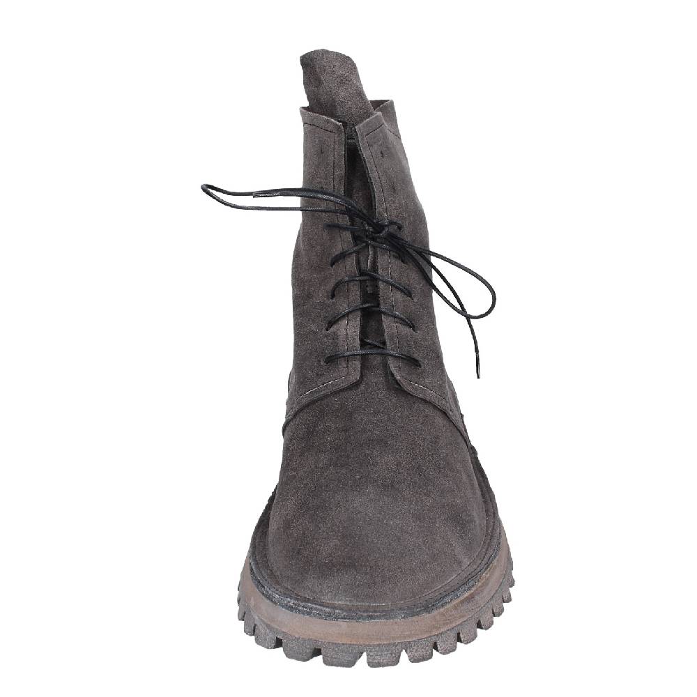scarpe donna MOMA stivaletti grigio camoscio 73302C EY639 Pezzi Unici