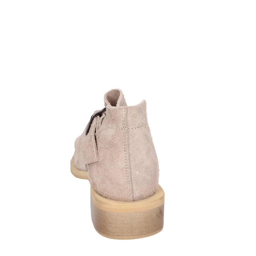 scarpe donna MOMA sandali beige camoscio argento 35403G VINTAGE EX453 Qualità Garantita