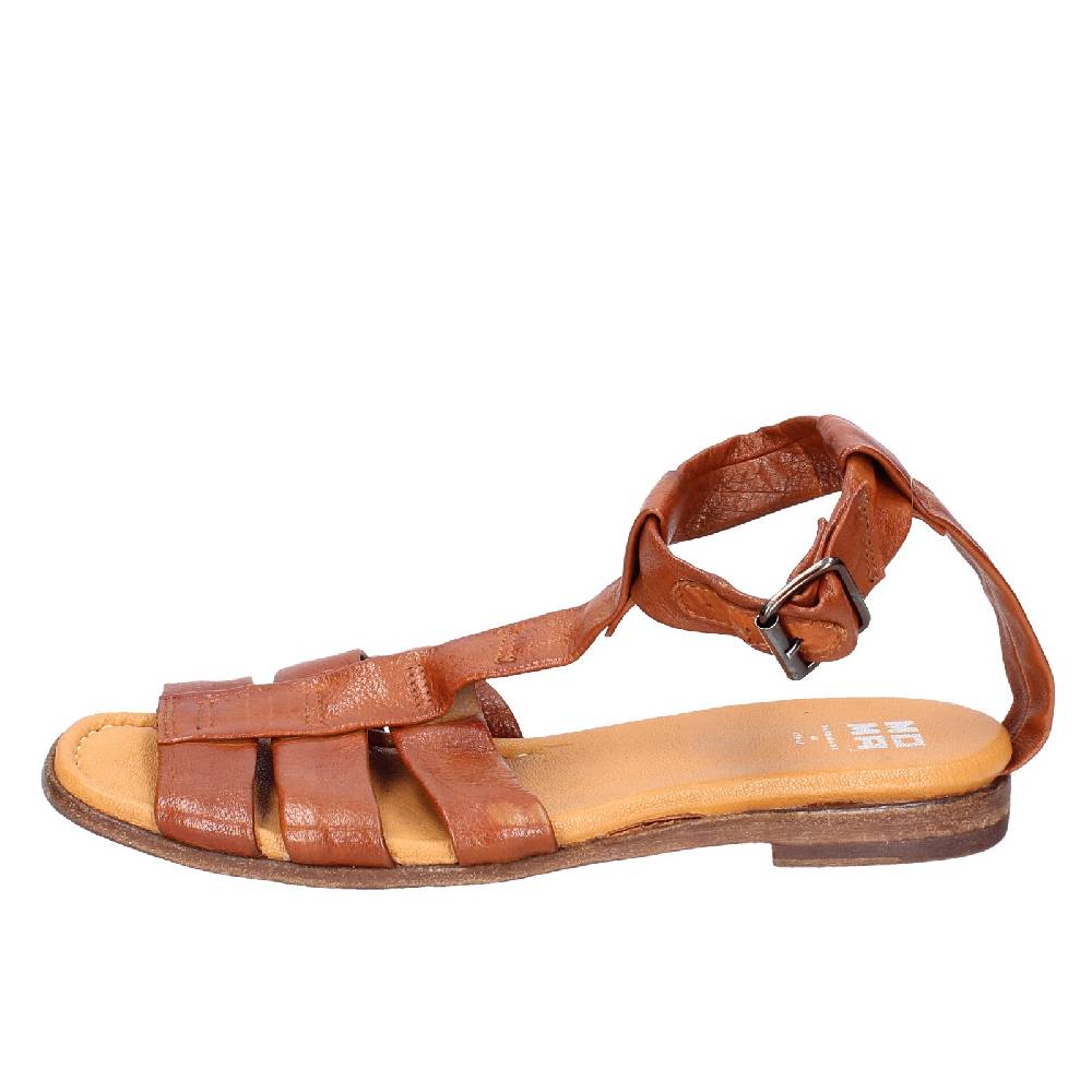 scarpe donna MOMA sandali marrone pelle 32404G VINTAGE EX437 Trasporto libero internazionale