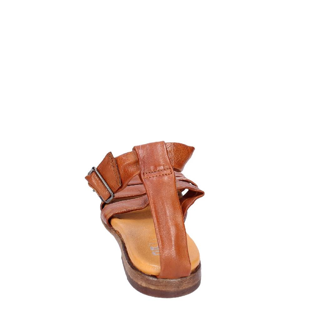 scarpe donna MOMA sandali marrone pelle 32404G VINTAGE EX437 Trasporto libero internazionale