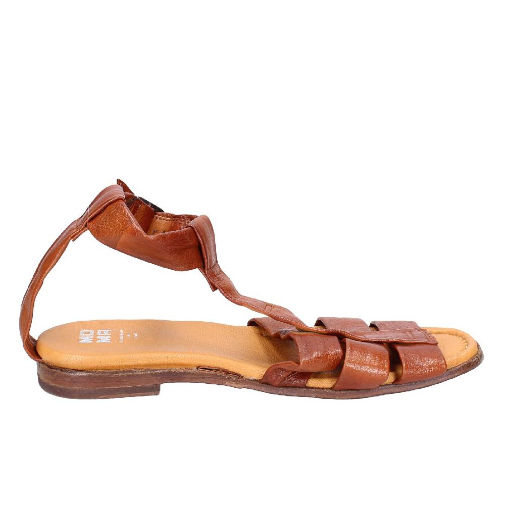 scarpe donna MOMA sandali marrone pelle 32404G VINTAGE EX437 Trasporto libero internazionale