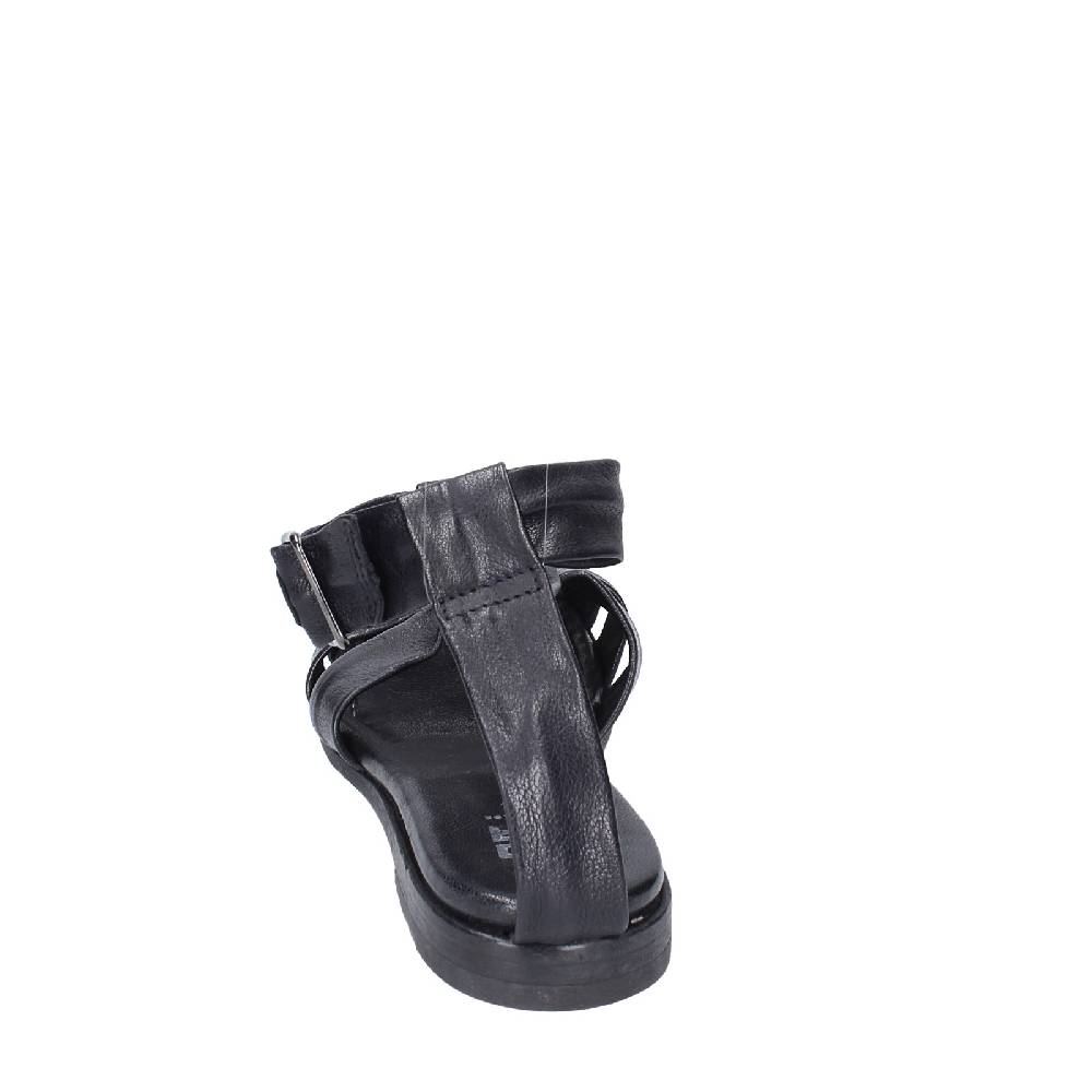 scarpe donna MOMA sandali nero pelle 32404G VINTAGE EX404 Officina