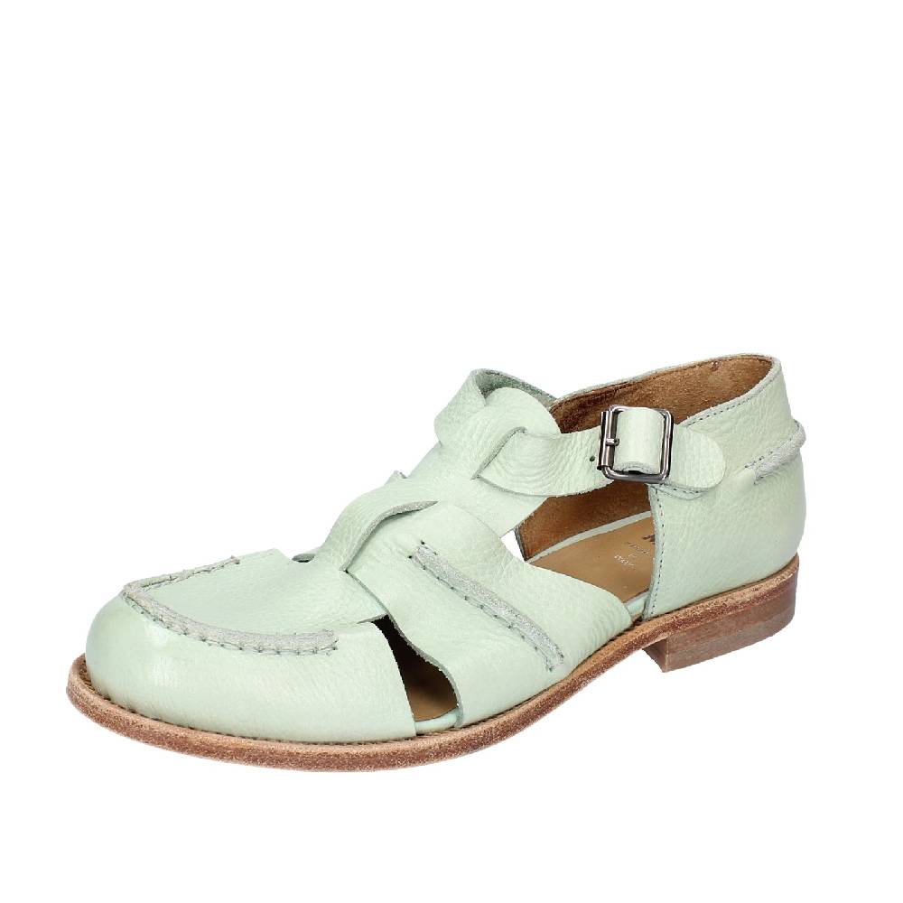 scarpe donna MOMA sandali verde pelle 40407G VINTAGE EX458 Limitato a 3 giorni