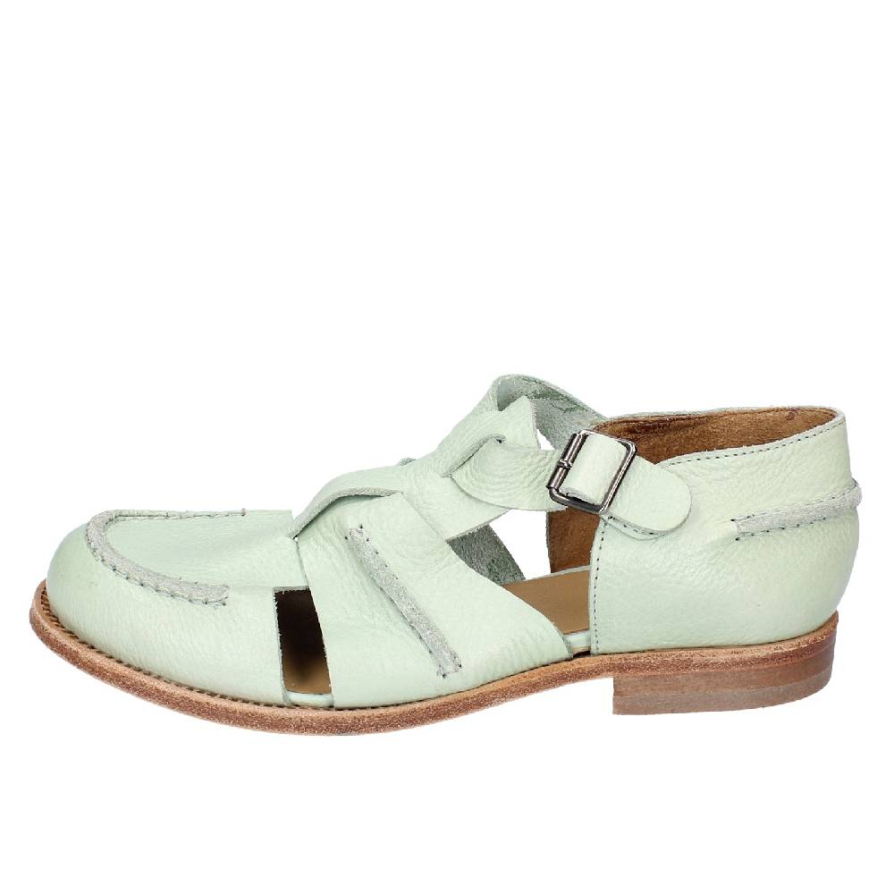 scarpe donna MOMA sandali verde pelle 40407G VINTAGE EX458 Limitato a 3 giorni