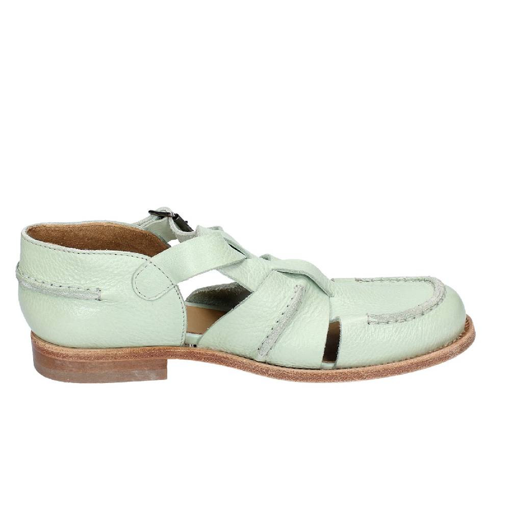 scarpe donna MOMA sandali verde pelle 40407G VINTAGE EX458 Limitato a 3 giorni