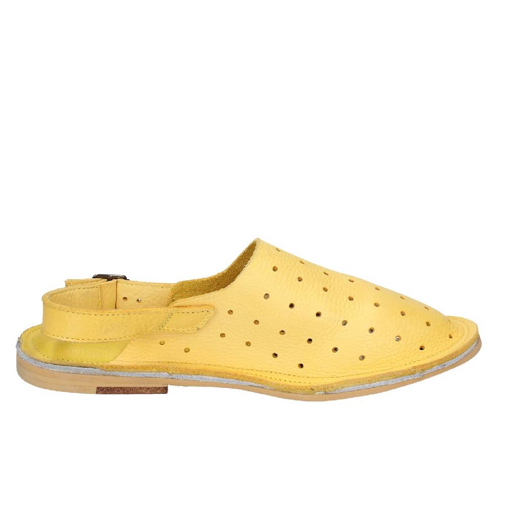 scarpe donna MOMA sandali giallo pelle 36404G VINTAGE EX438 Fino Al -60%