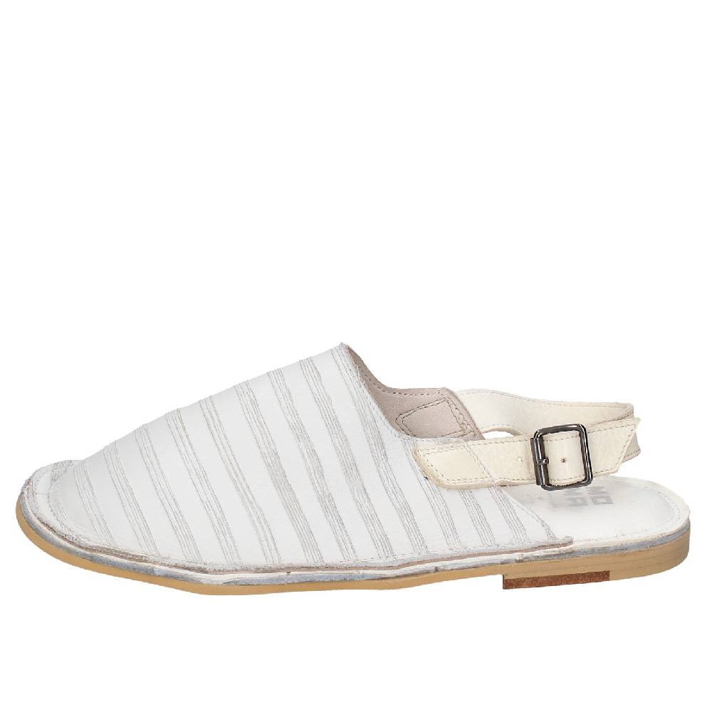 scarpe donna MOMA sandali bianco pelle 36402G VINTAGE EX440 Affare Del Giorno