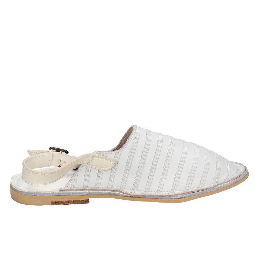 scarpe donna MOMA sandali bianco pelle 36402G VINTAGE EX440 Affare Del Giorno