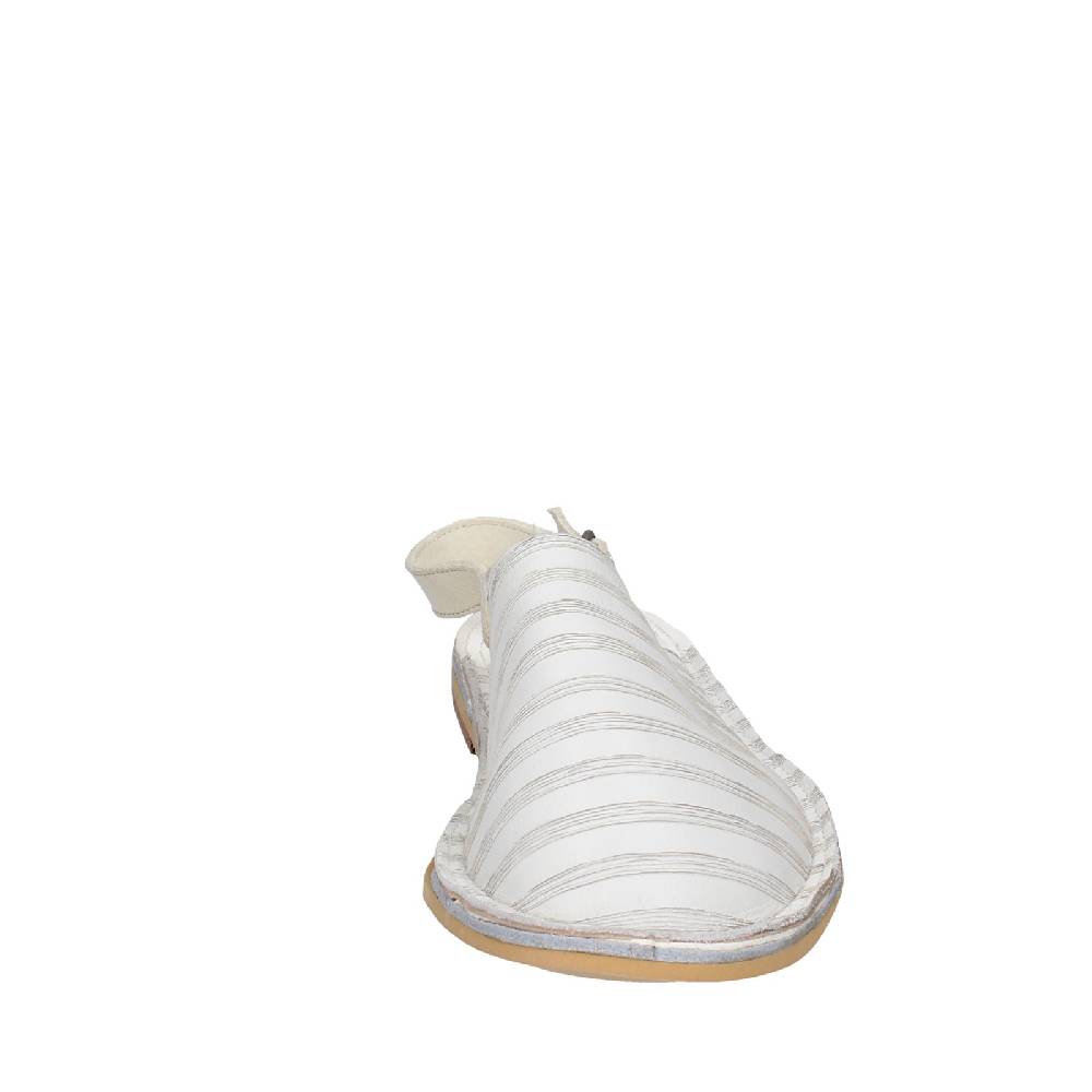 scarpe donna MOMA sandali bianco pelle 36402G VINTAGE EX440 Affare Del Giorno