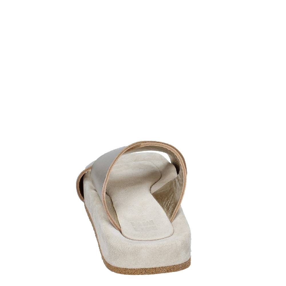 scarpe donna MOMA sandali platino pelle 1GS473 EY627 Presa