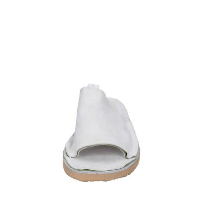 scarpe donna MOMA sandali bianco camoscio BK121 In Vendita