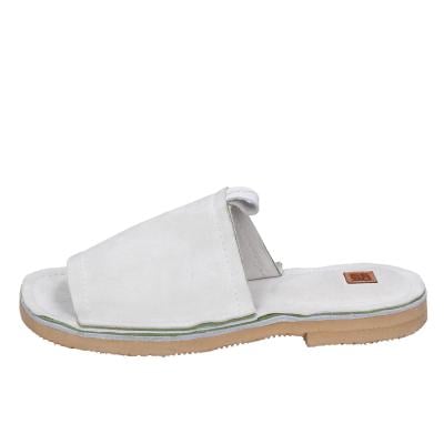 scarpe donna MOMA sandali bianco camoscio BK121 In Vendita