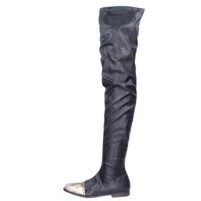 scarpe donna MOMA stivali nero pelle BK302 Hotsell