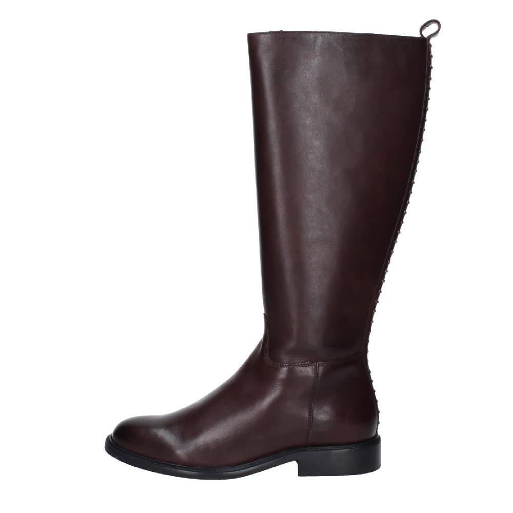 scarpe donna STUDIO MODE stivali marrone pelle EZ719 Affare Del Giorno