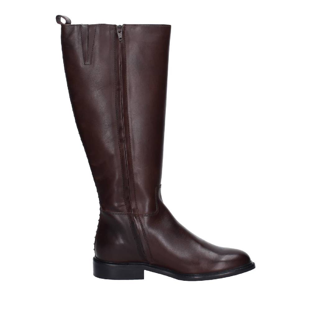 scarpe donna STUDIO MODE stivali marrone pelle EZ719 Affare Del Giorno