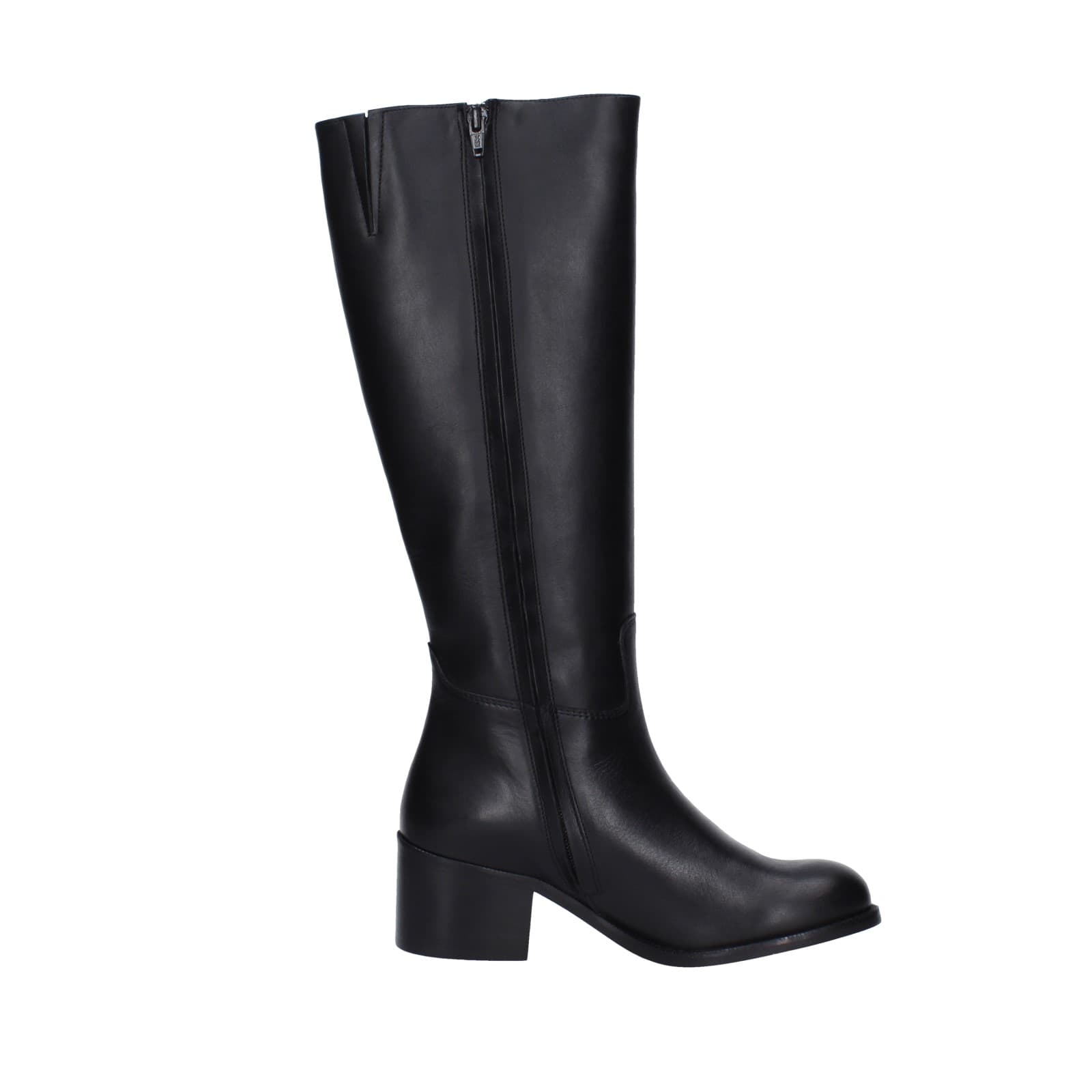 scarpe donna STUDIO MODE stivali nero pelle EZ717 Prezzo Ridotto