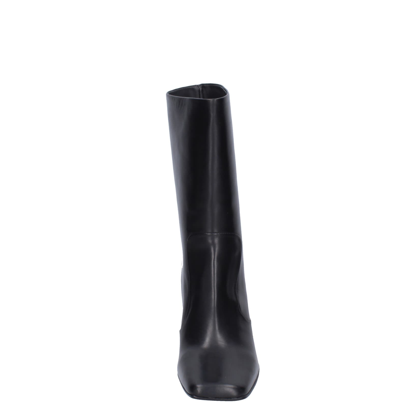 scarpe donna PIERFRANCESCO VINCENTI stivali nero pelle TR A10 EZ762 Sottocosto