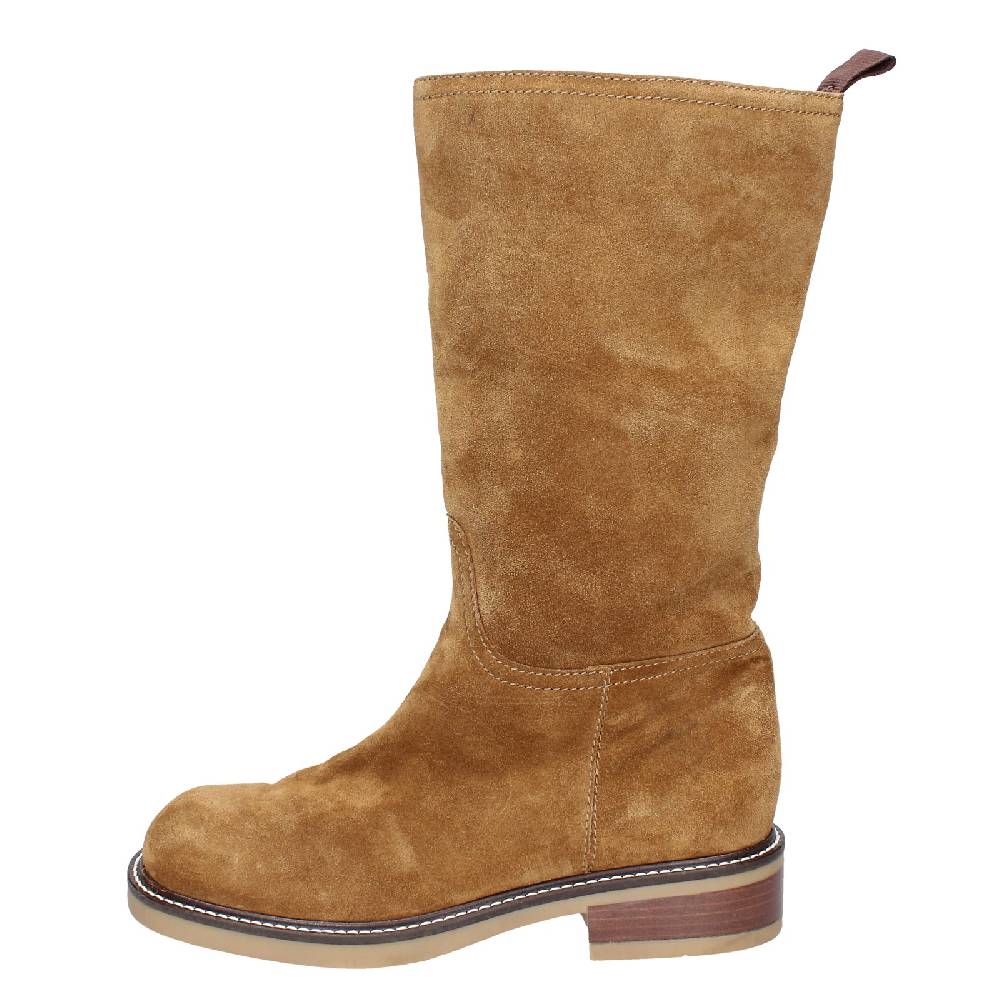 scarpe donna CARMENS stivali marrone camoscio EX217 Convenienza