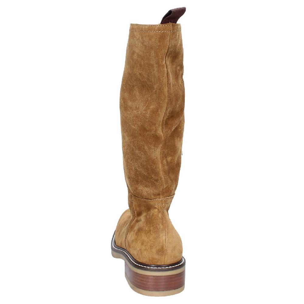 scarpe donna CARMENS stivali marrone camoscio EX217 Convenienza