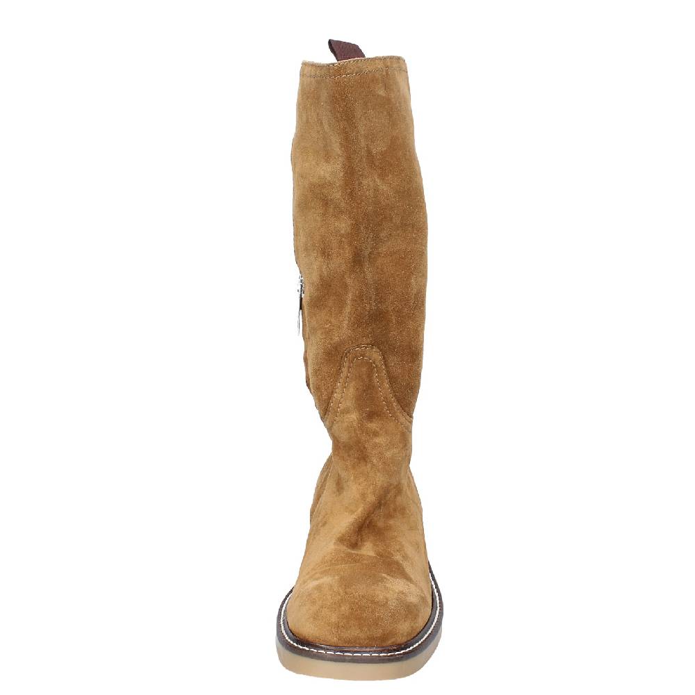 scarpe donna CARMENS stivali marrone camoscio EX217 Convenienza