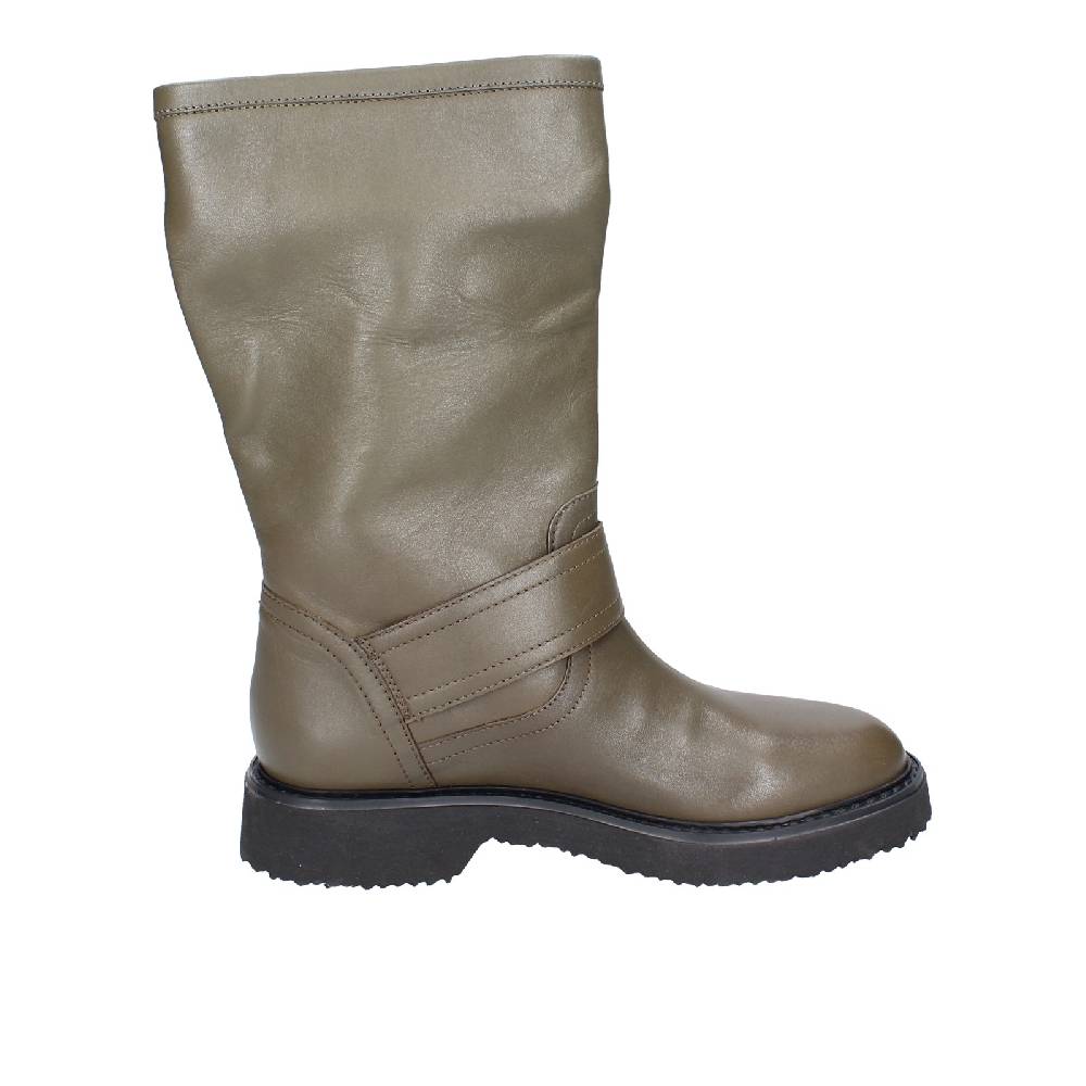 scarpe donna CARMENS stivali verde pelle EX187 Presa