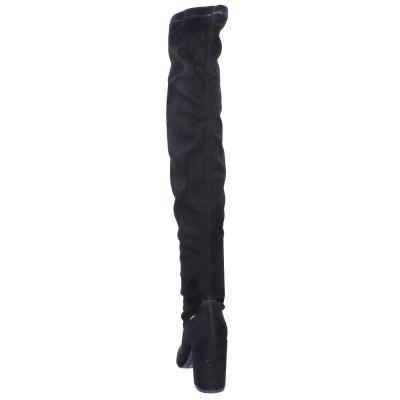 scarpe donna LIU JO stivali nero camoscio sintetico BJ864 In Vendita