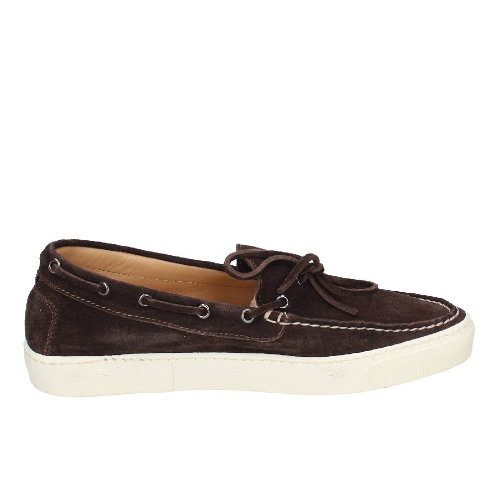 scarpe uomo STOKTON mocassini marrone camoscio EX37 Offerte