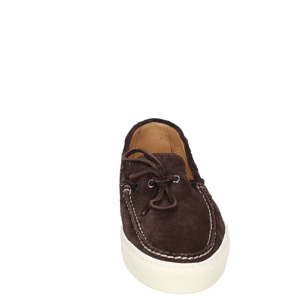scarpe uomo STOKTON mocassini marrone camoscio EX37 Offerte