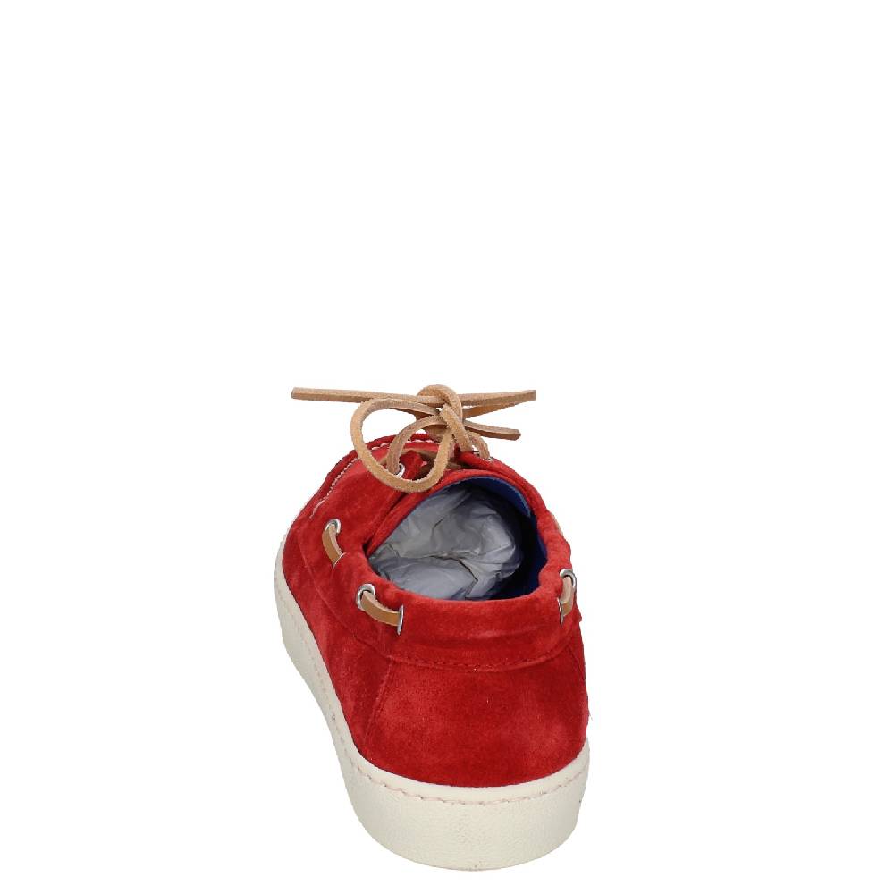 scarpe uomo STOKTON mocassini rosso camoscio EX36 Hotsell