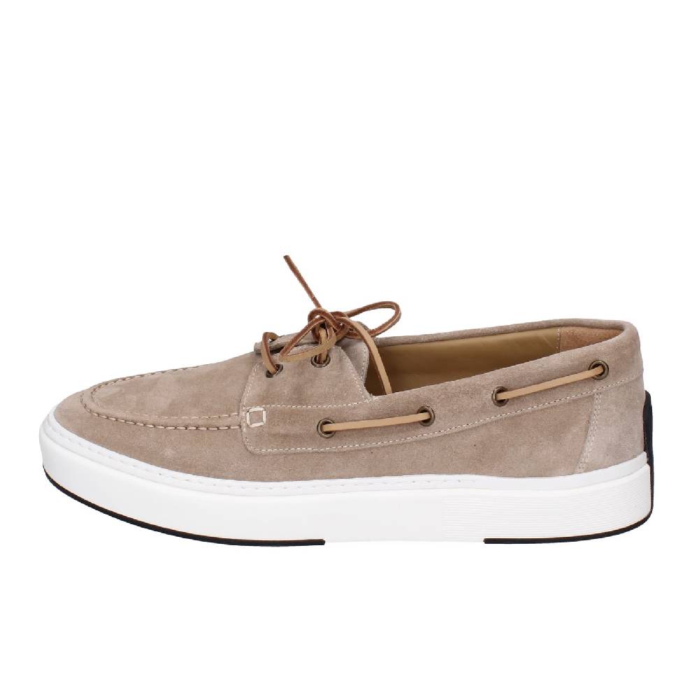 scarpe uomo BRIMARTS mocassini marrone camoscio EZ847 Vendita Economica